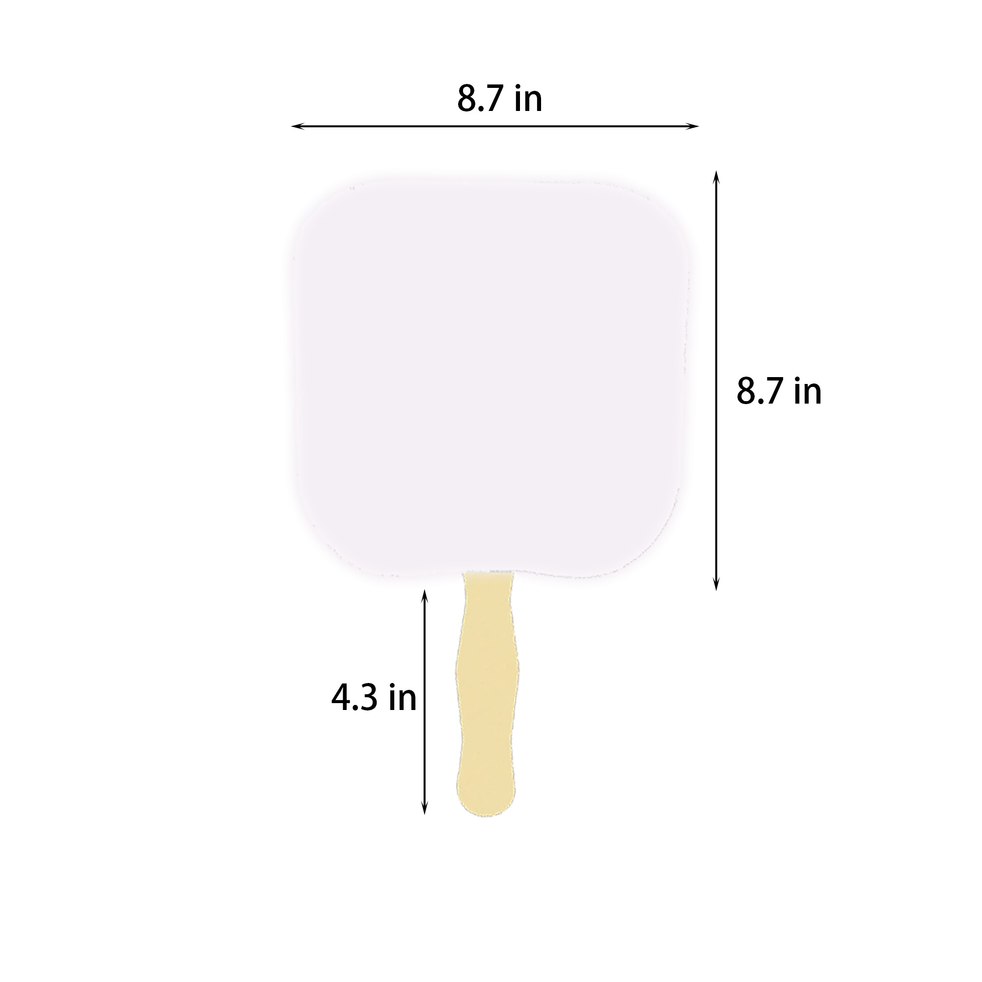 Paper Hand Fan with Wood Handle 3