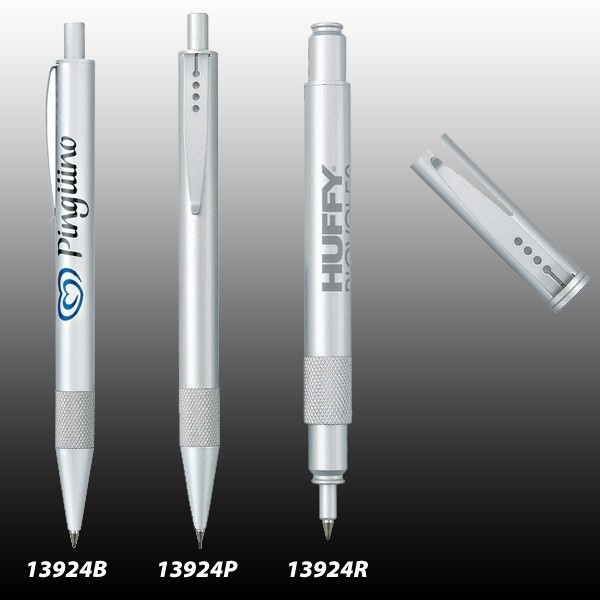 Satin Chrome Roller Ball Pen 2