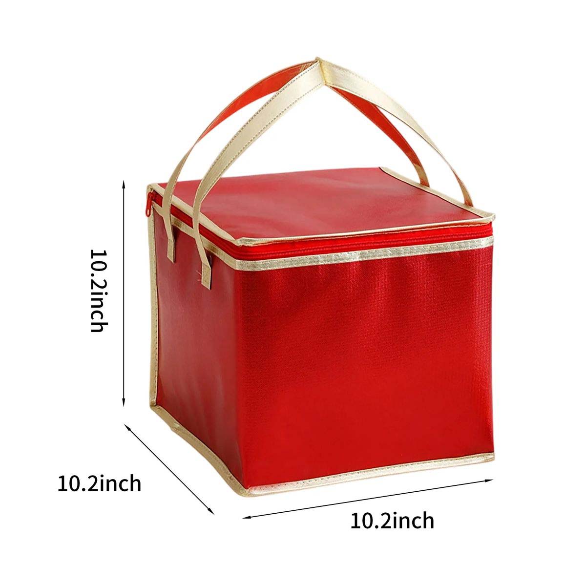 Insulated Square Tote Bag for Meals and Snacks 5