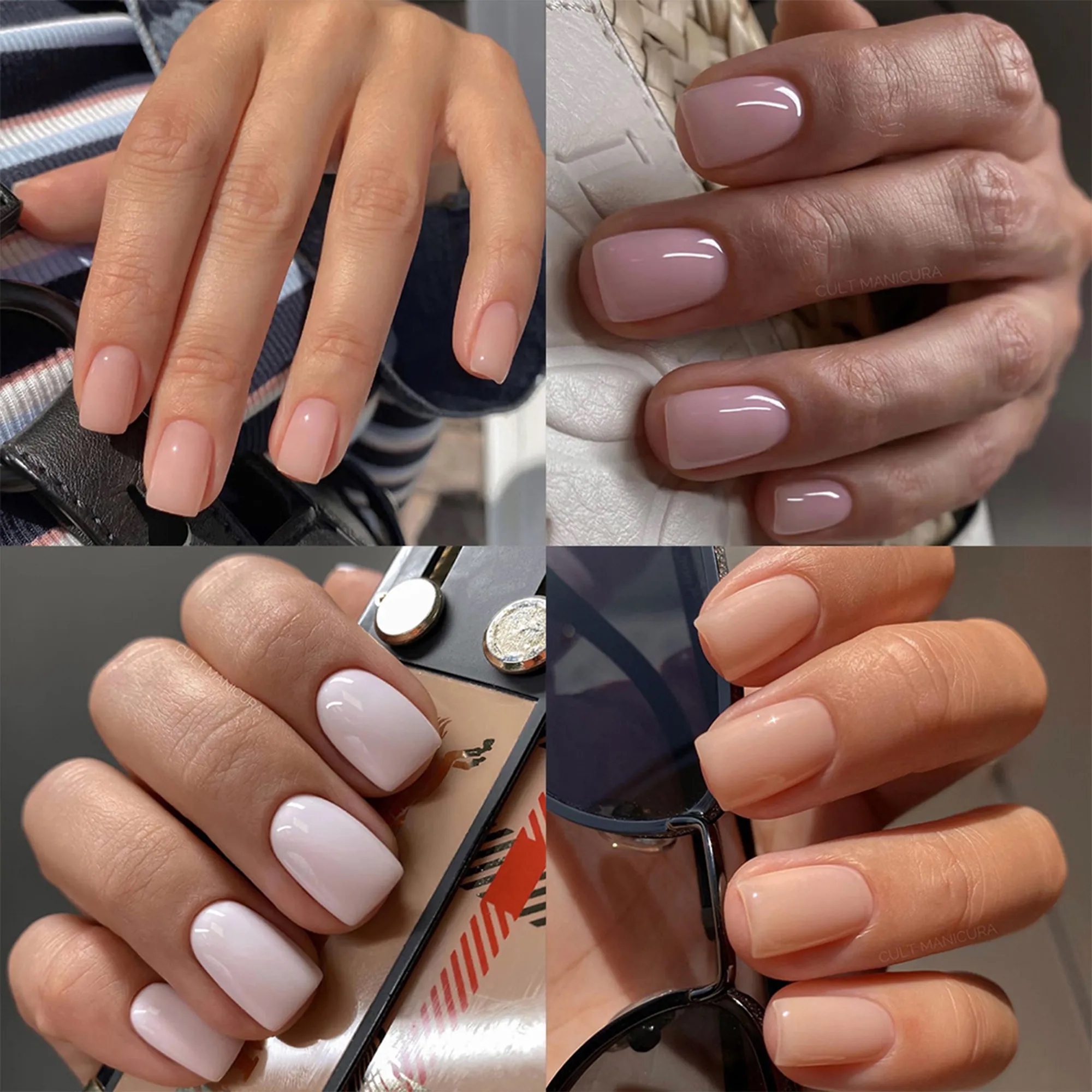 Solid Color Glossy Artificial Fake Nail MOQ50