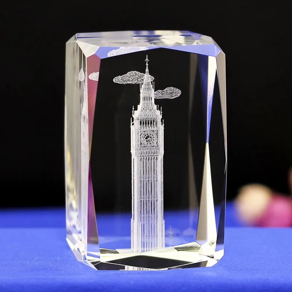 Custom 3D Crystal Cube 6