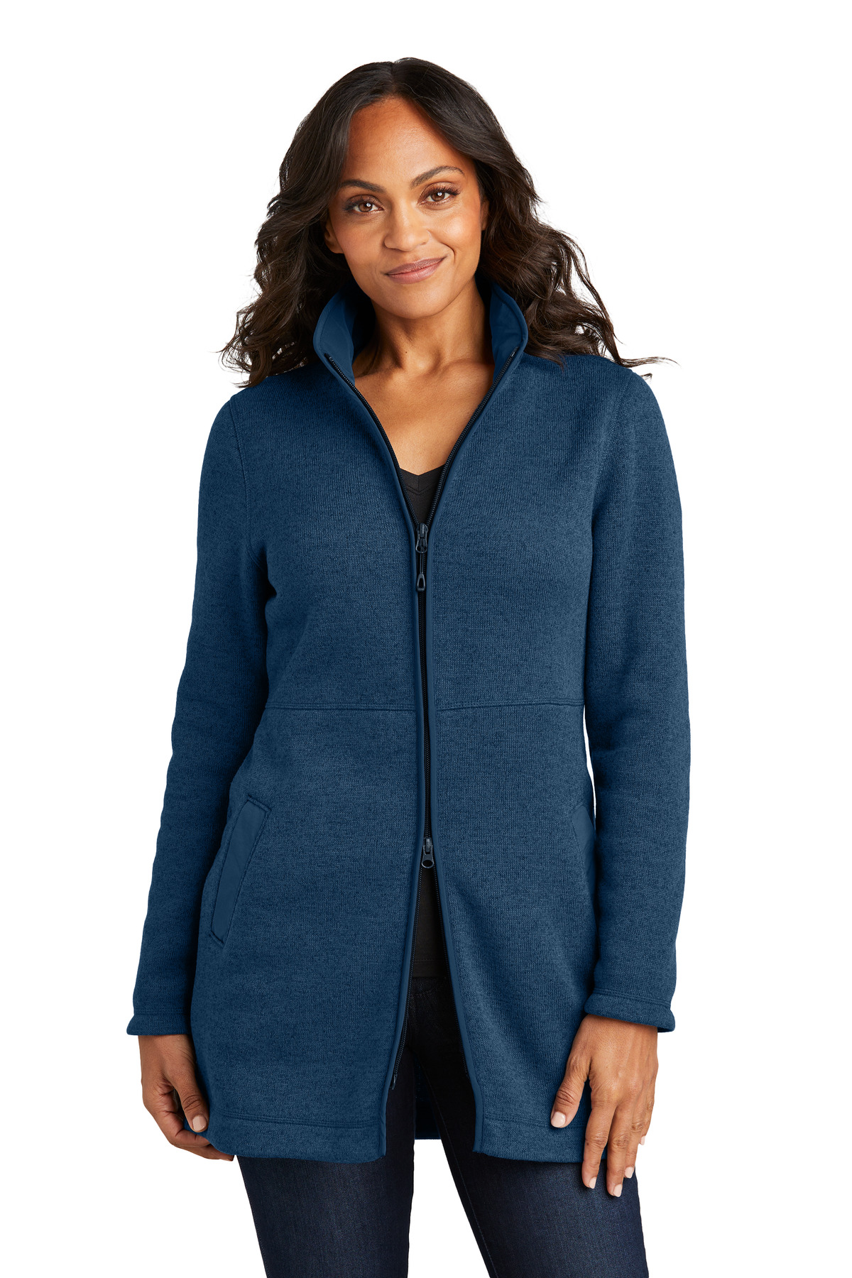 Port Authority Women's Arc Sweater Fleece Long Jacket L425 14