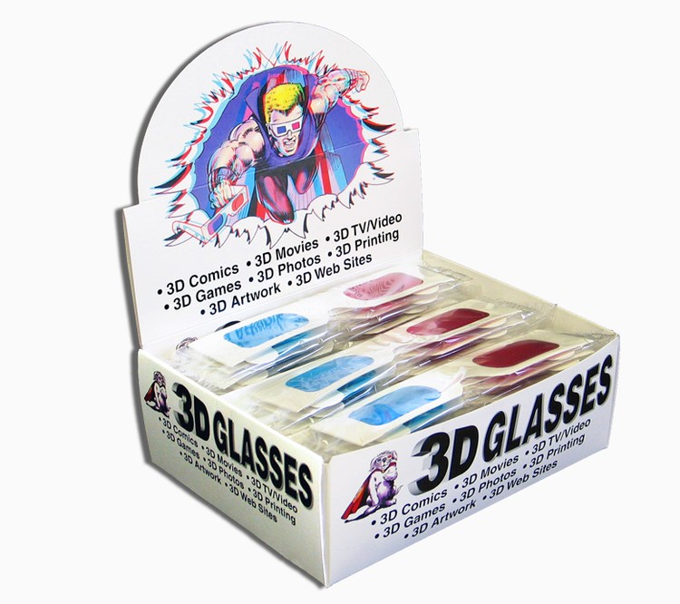 3D Glasses Red/Cyan Lenses - Retail Displays 3