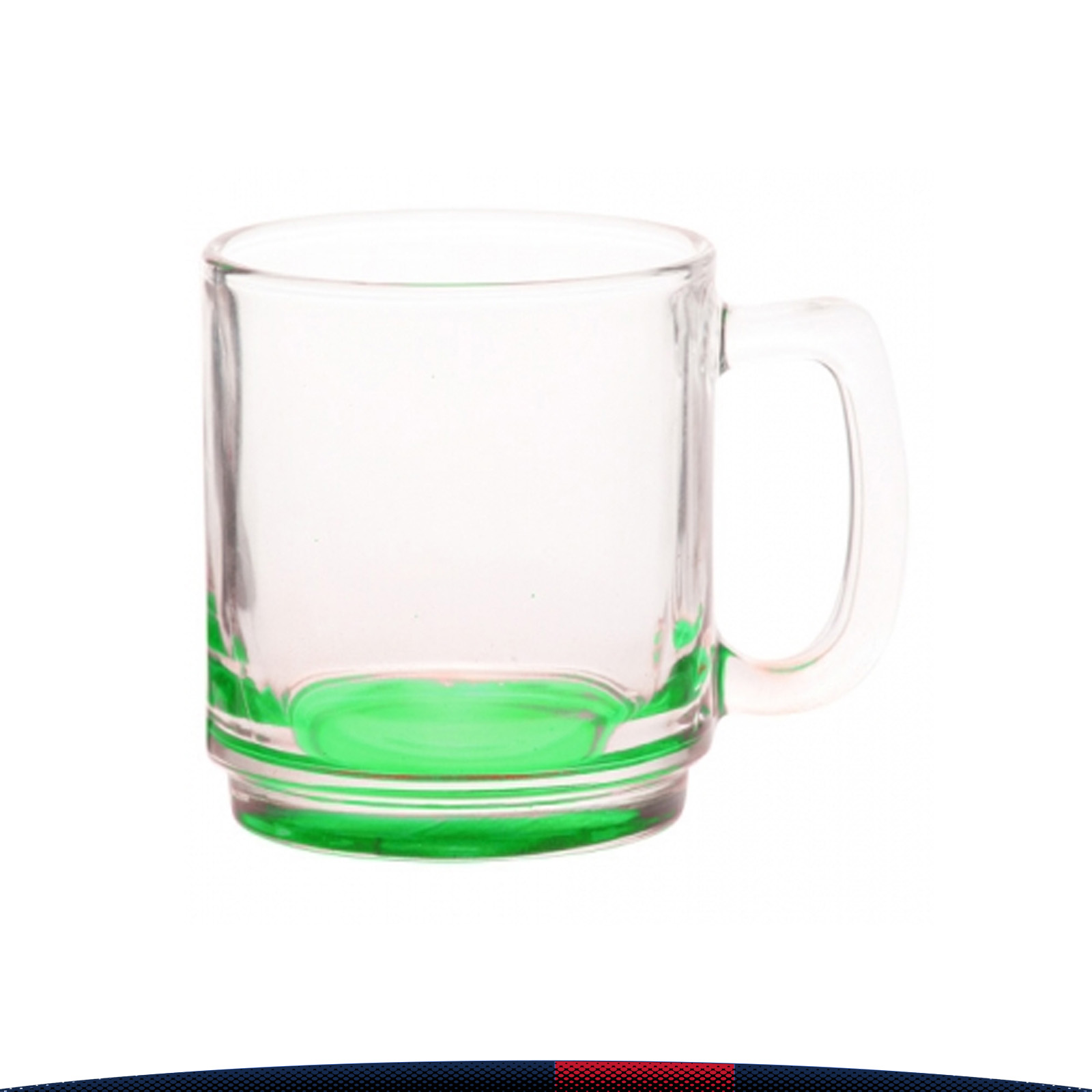 9 oz. Translucent Glass Coffee Mugs 4