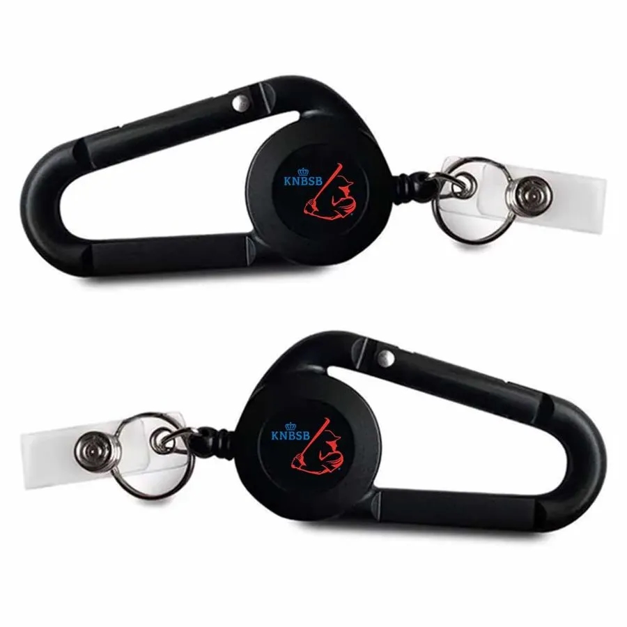 Carabiner Clip Badge Reel Keychain 1