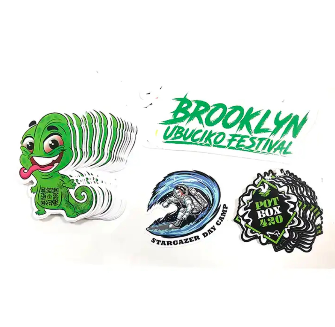 Customized Promotional Removable Die Cut Decal Stickers 2