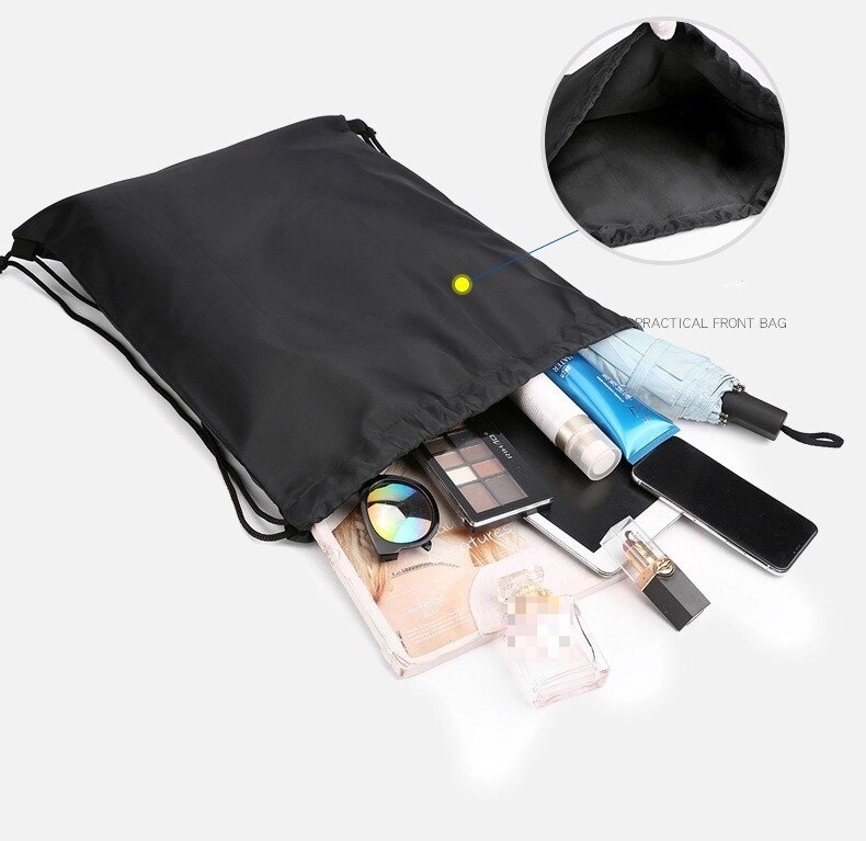 Drawstring Sport Bags/ Sack Cinch Gym Backpack 5