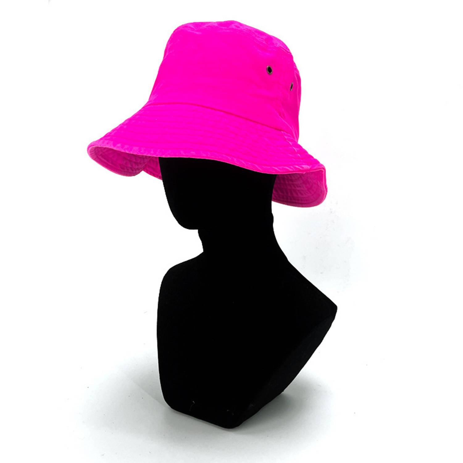 Cotton Breathable Fluorescent Bucket Hat 3