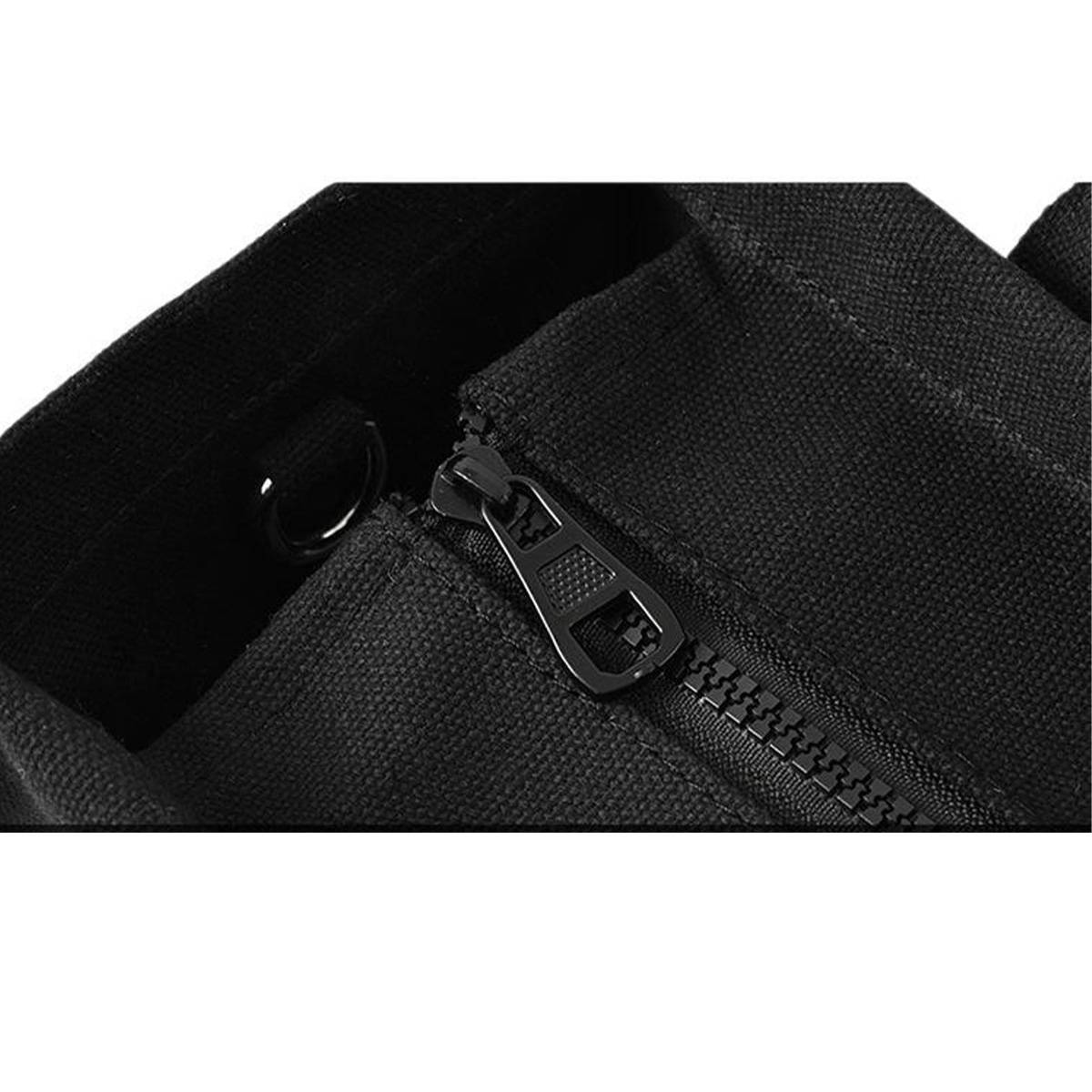 Canvas Tote Bag With Zipper Pocket, custom tote bag with logo imprint 3