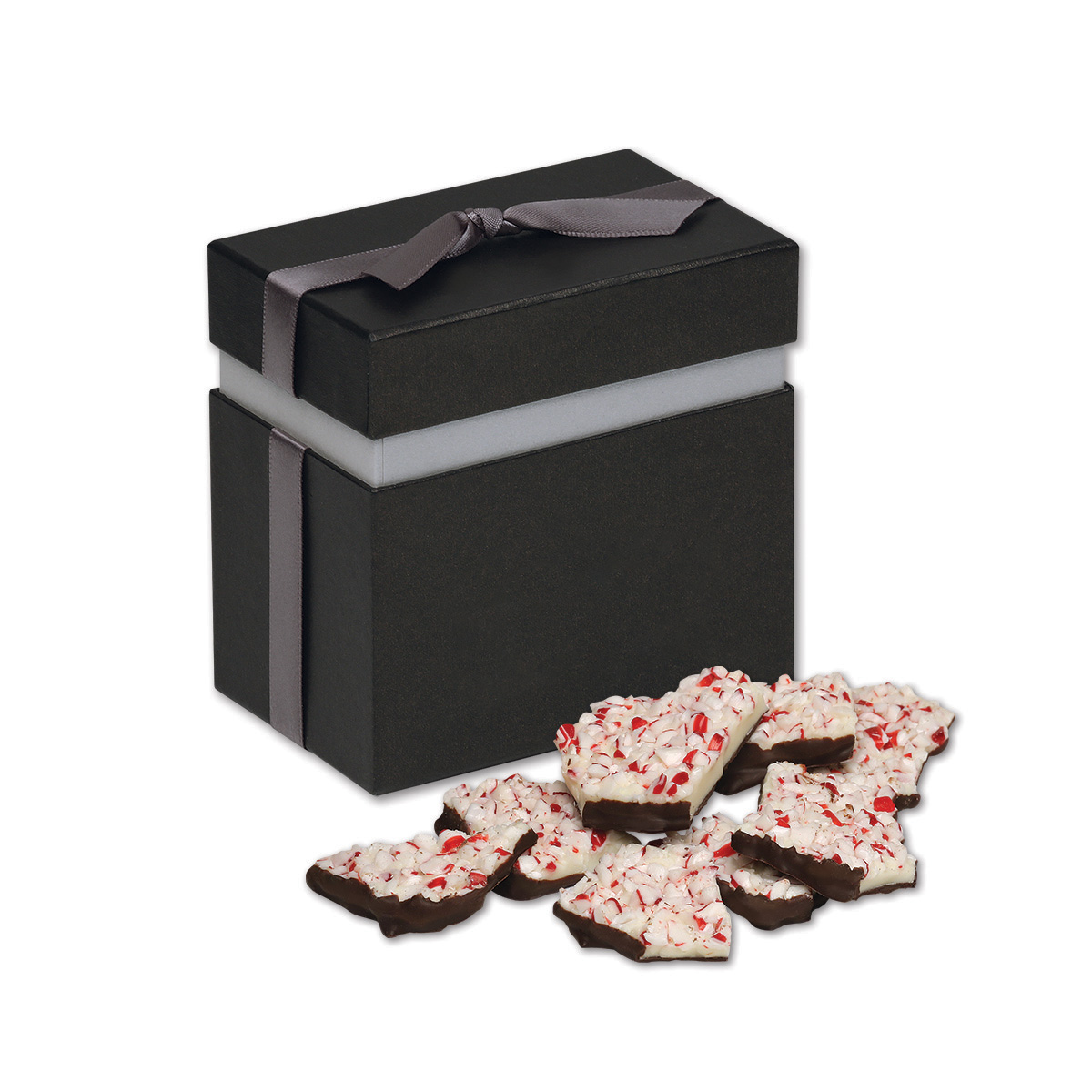 Peppermint Bark in Elegant Treats Gift Box 1