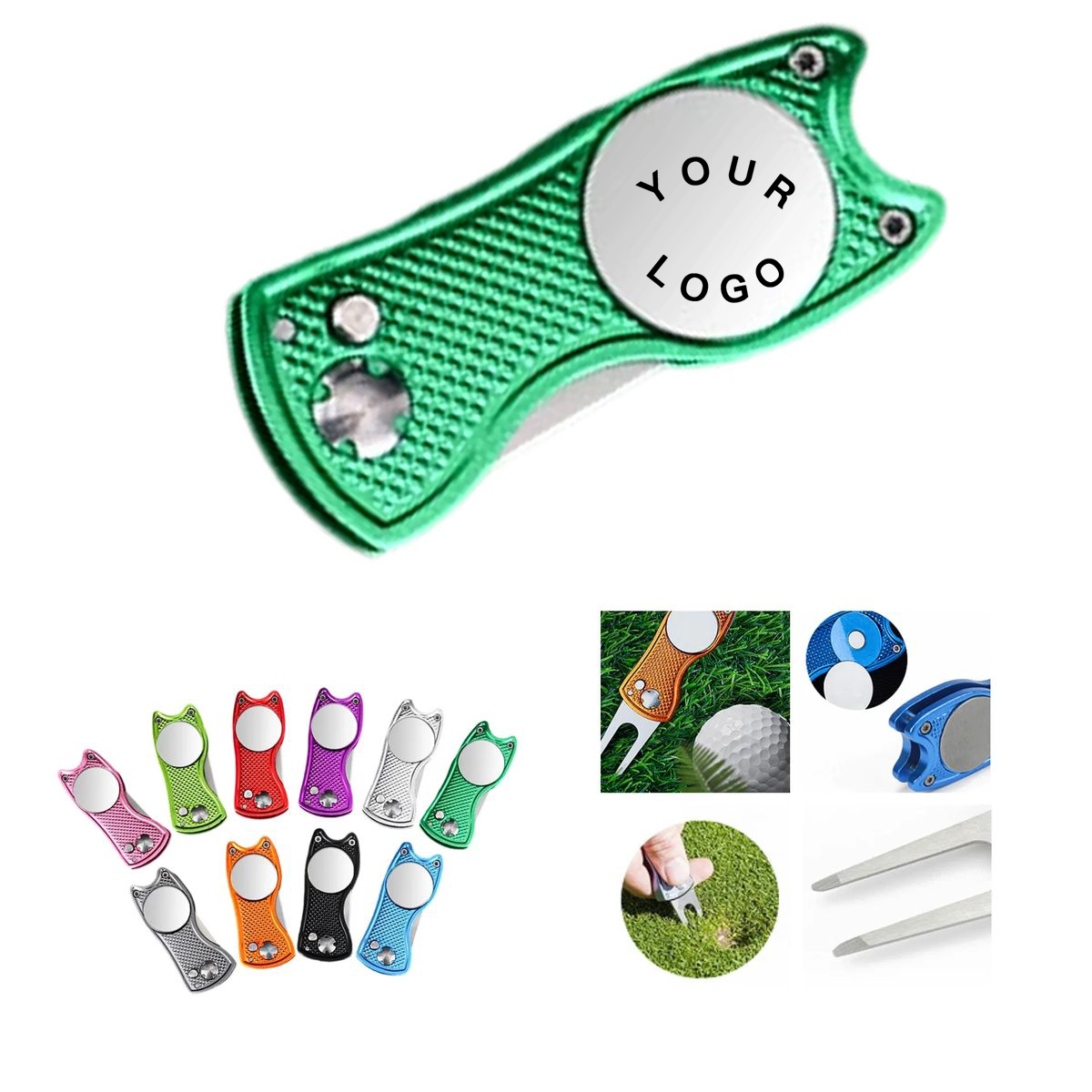 Stainless Steel Golf Divot Tool with Magnetic Marker 4