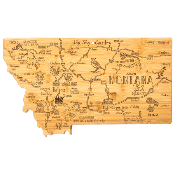 U.S. Destination Bamboo Cutting and Serving Boards 1056