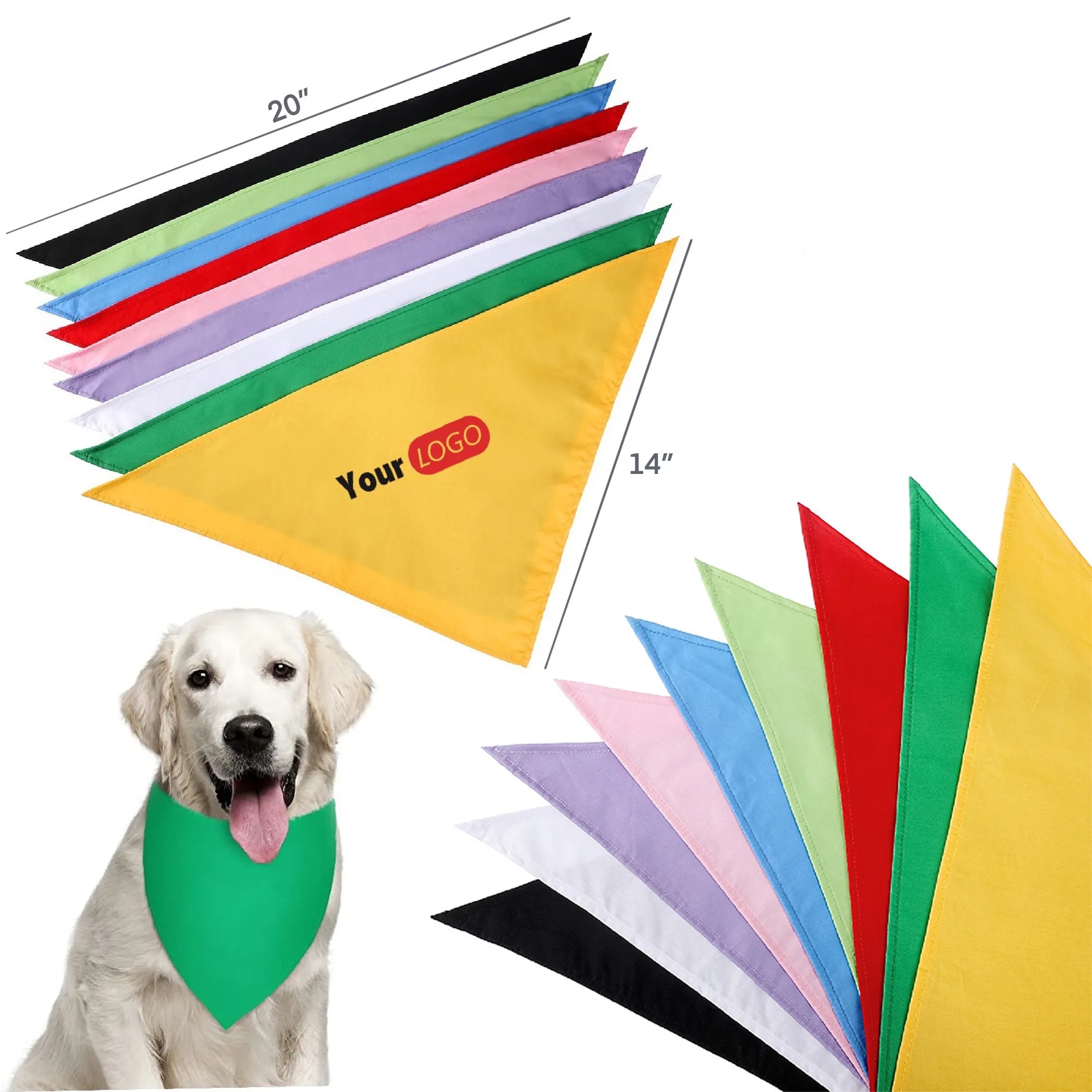 Pet Triangle Bibs Bandana MOQ 50PCS 5