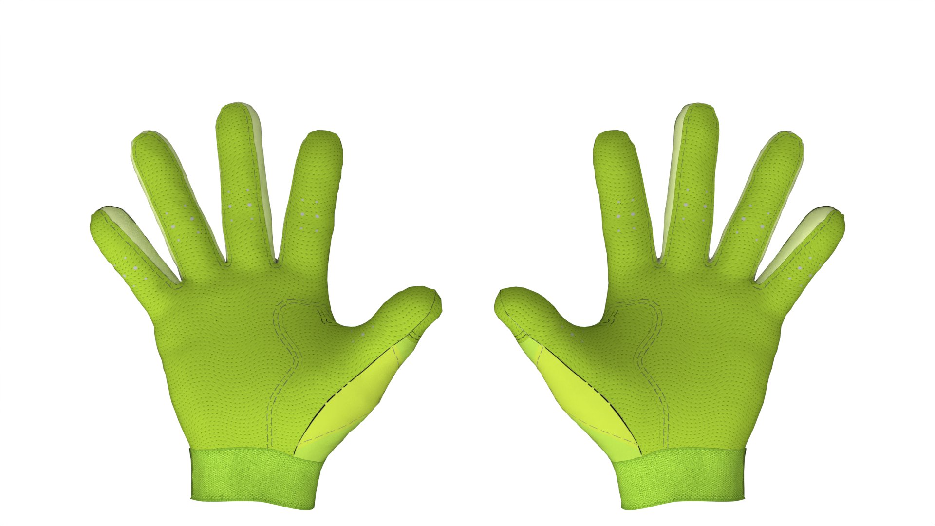 UA Clean Up Boys' Batting Gloves 6