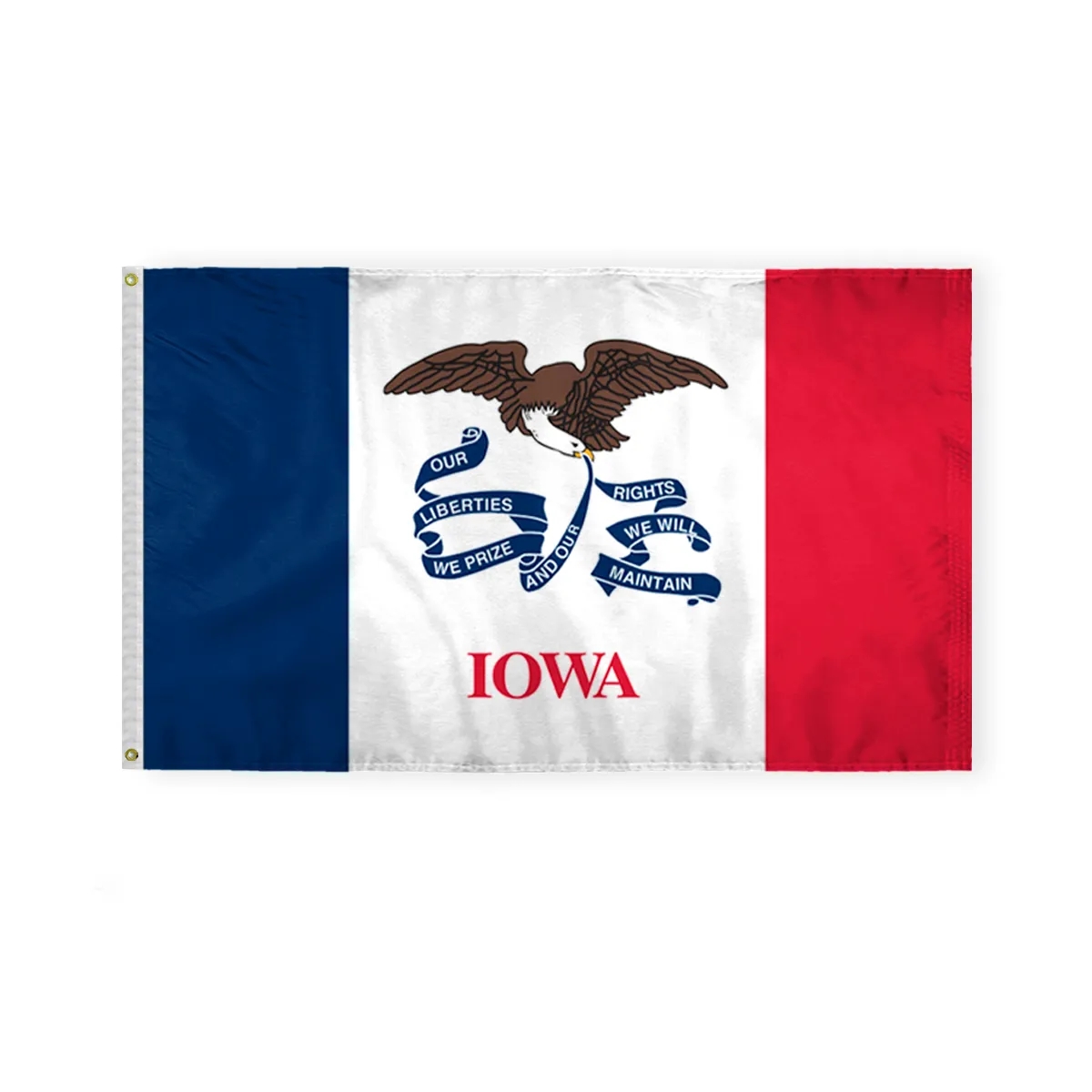 12"x18" to 8'x12' Iowa Nylon Flags 2