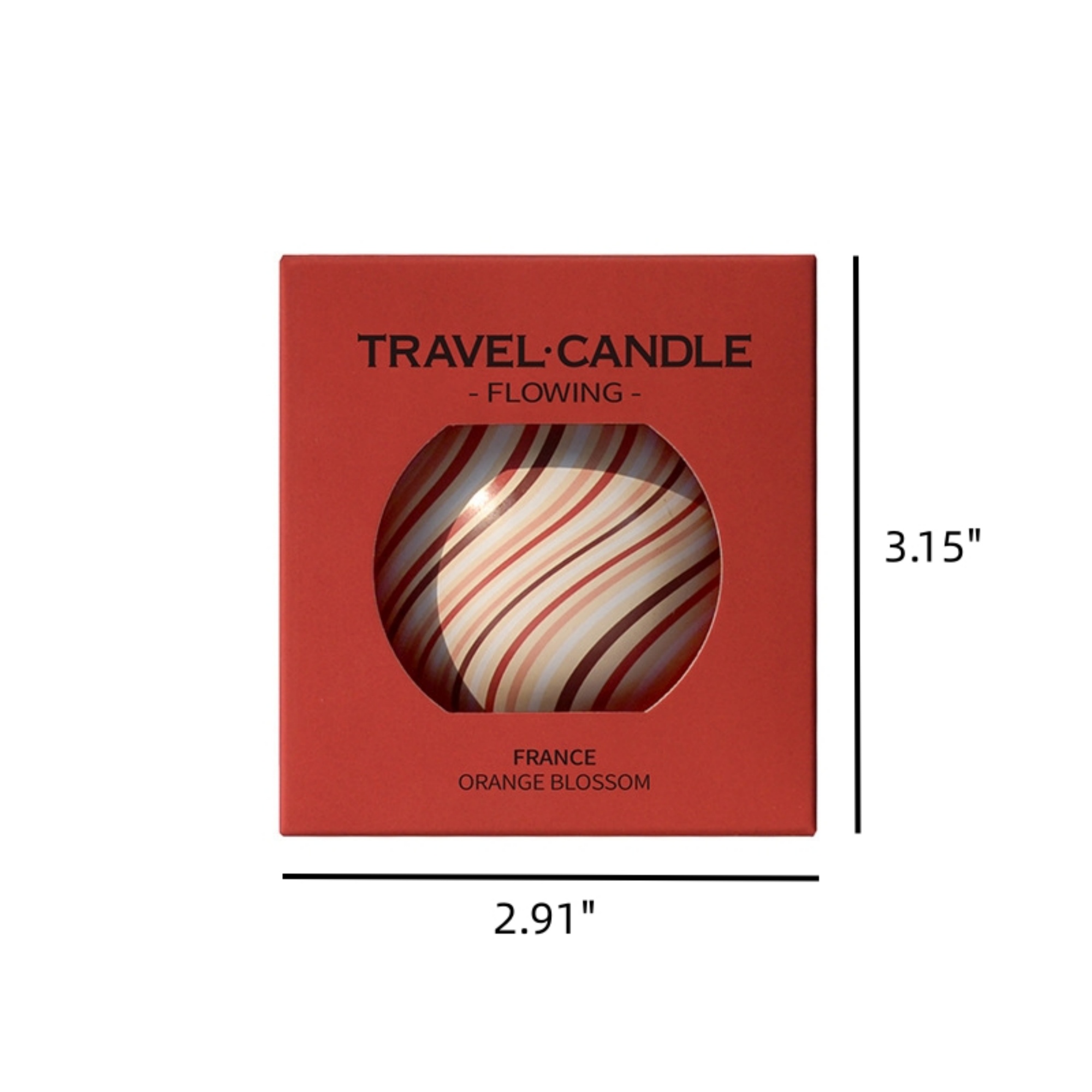 Striped Sphere Scented Candle Aroma Candle 3
