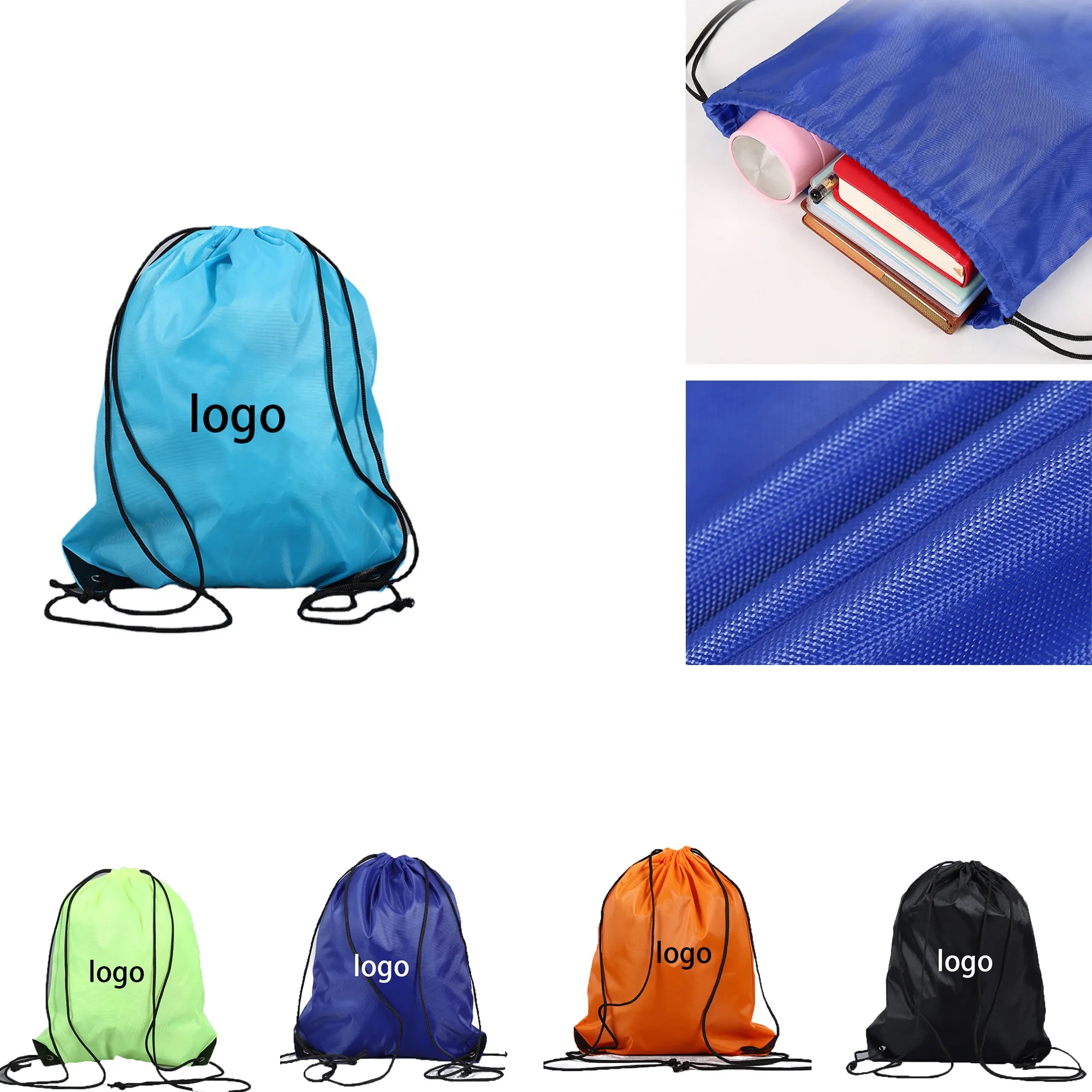 Lightweight Drawstring Backpack 5