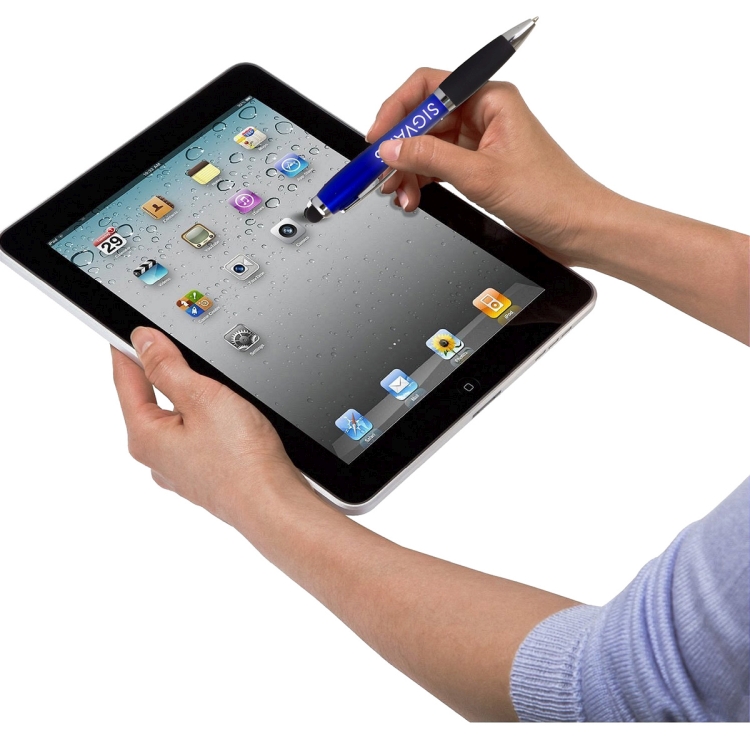 "The Cardiff" Laser Logo Light Up Stylus Pen 15