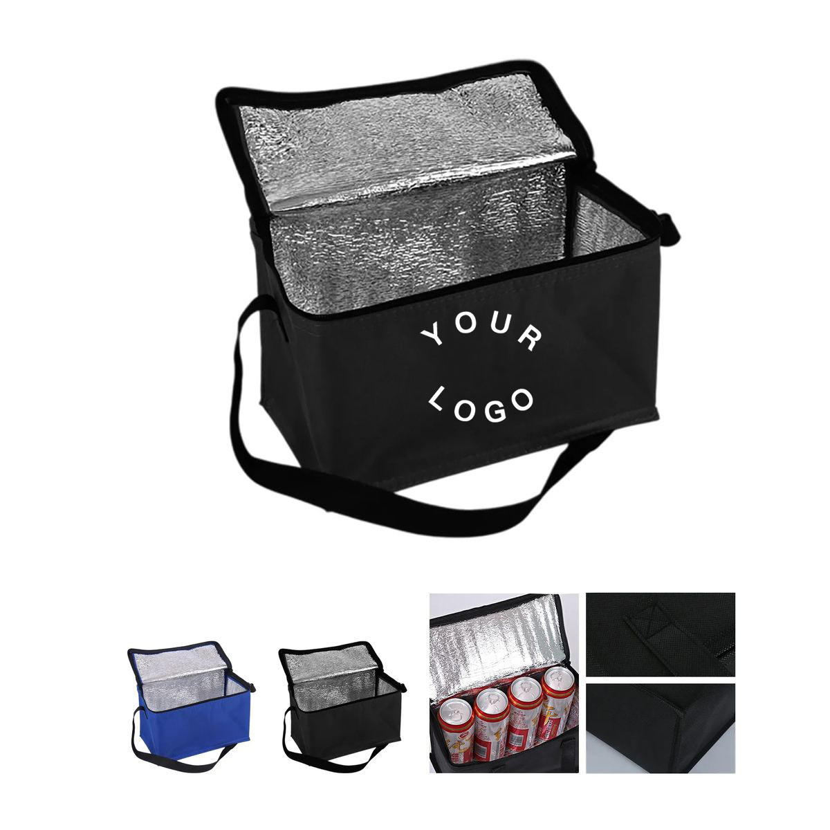 Oxford Insulated Tote with Aluminum Foil Interior 3