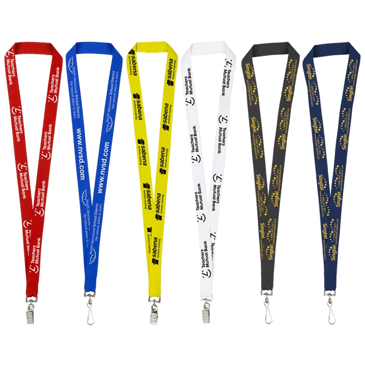 "ANBURN" 3/4" Overseas Silkscreen Lanyard - Overseas Production 21