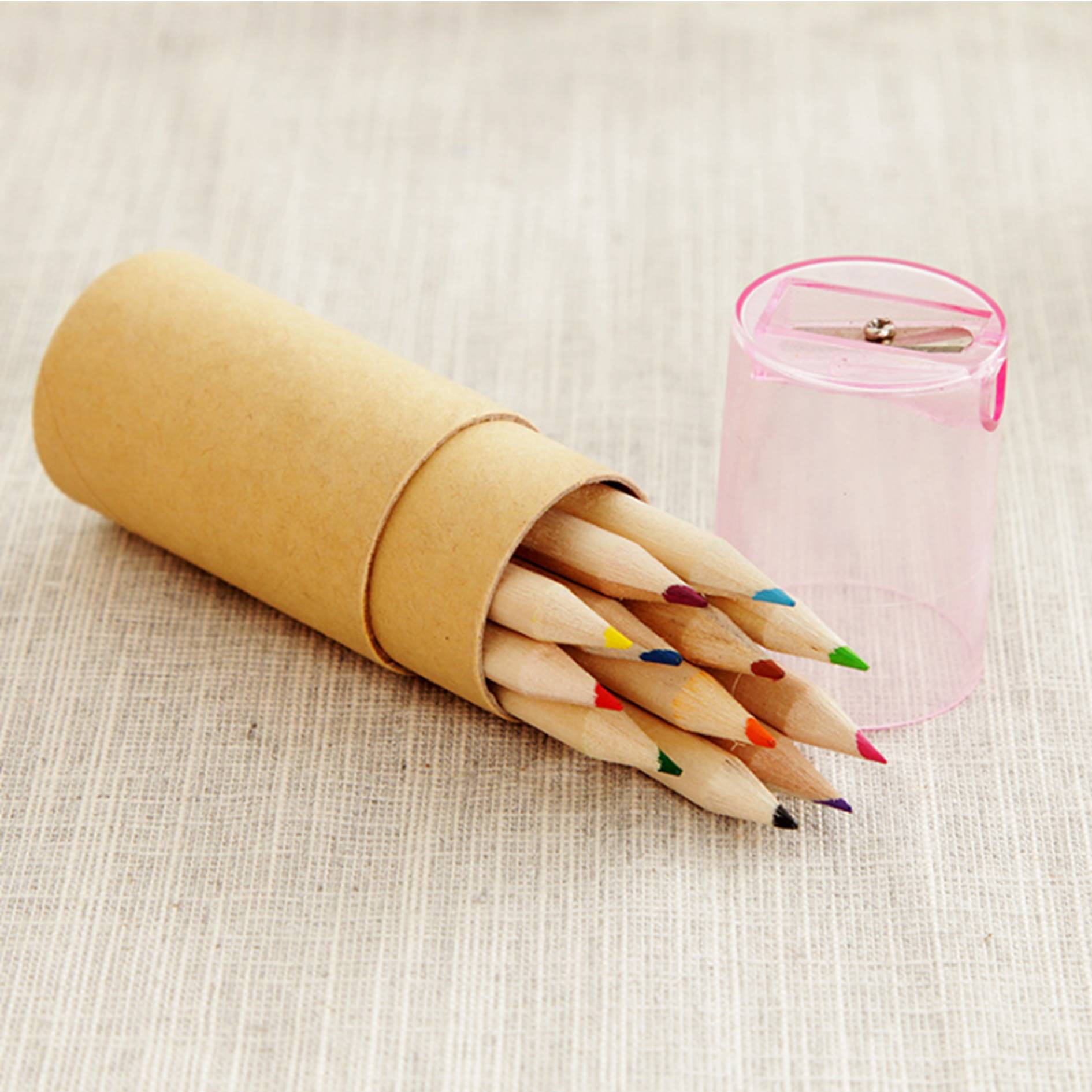 12 Pack Colored Pencils With Sharpener 3