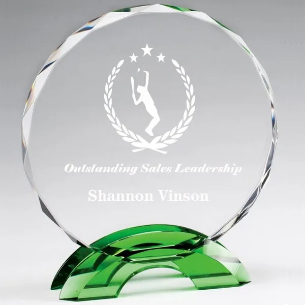 Green Arc Crystal Circle Award 3