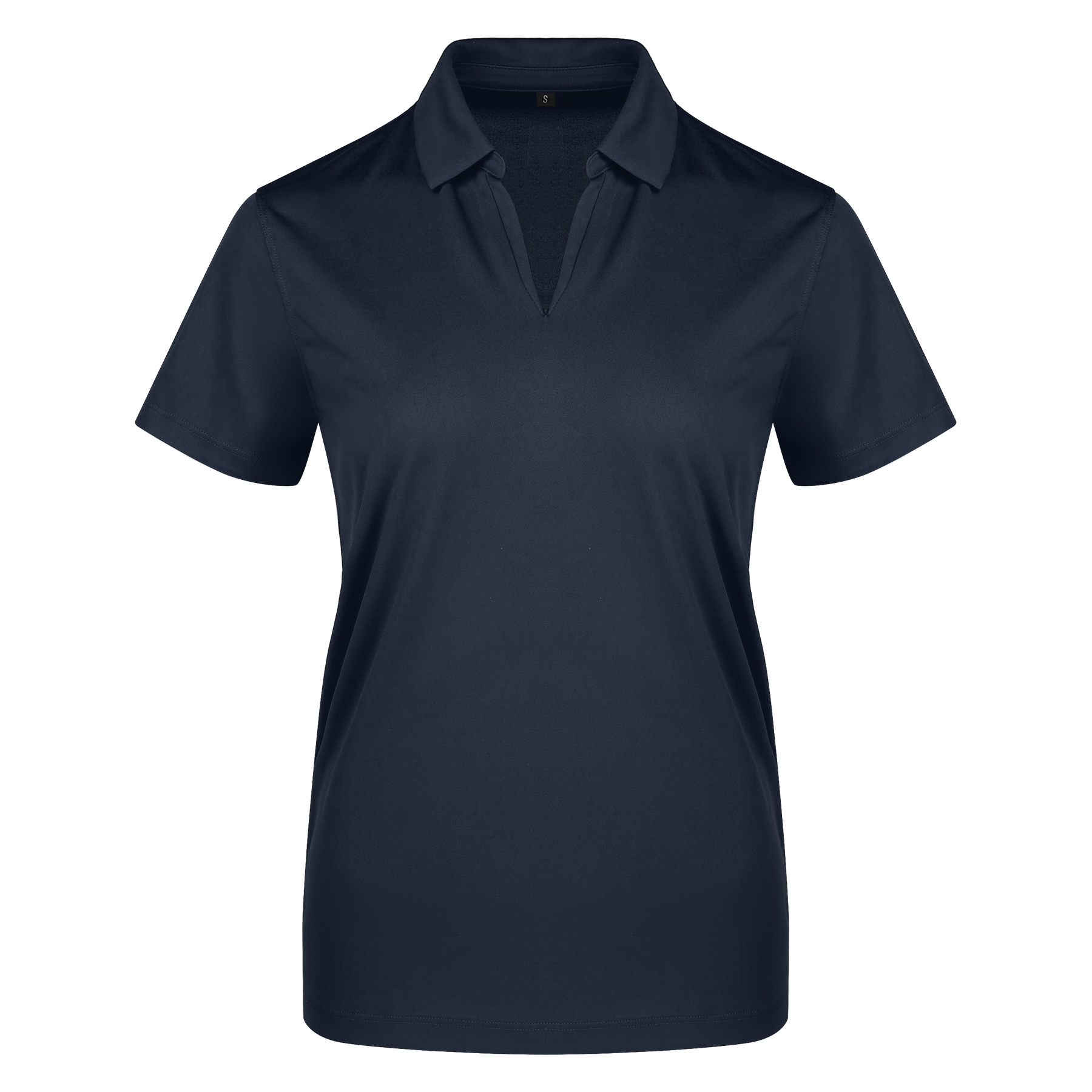Ladies Micro Pique Ribbed Collar Polo Shirt 3