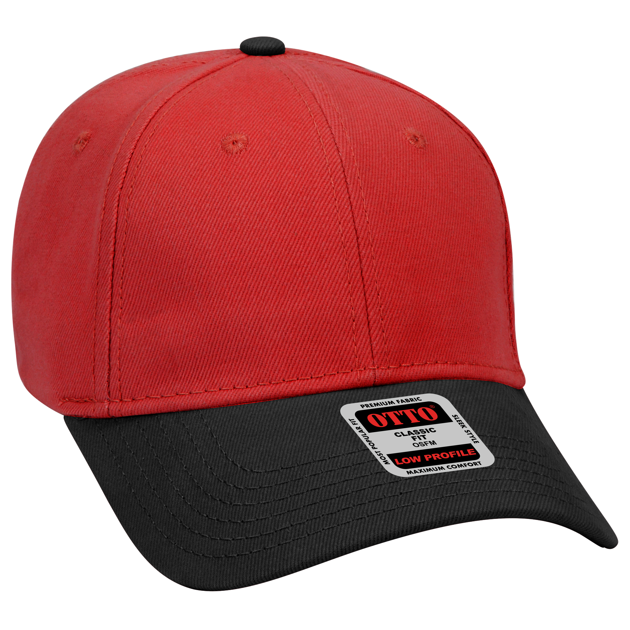 OTTO CAP® 6 Panel Low Profile Baseball Cap 7