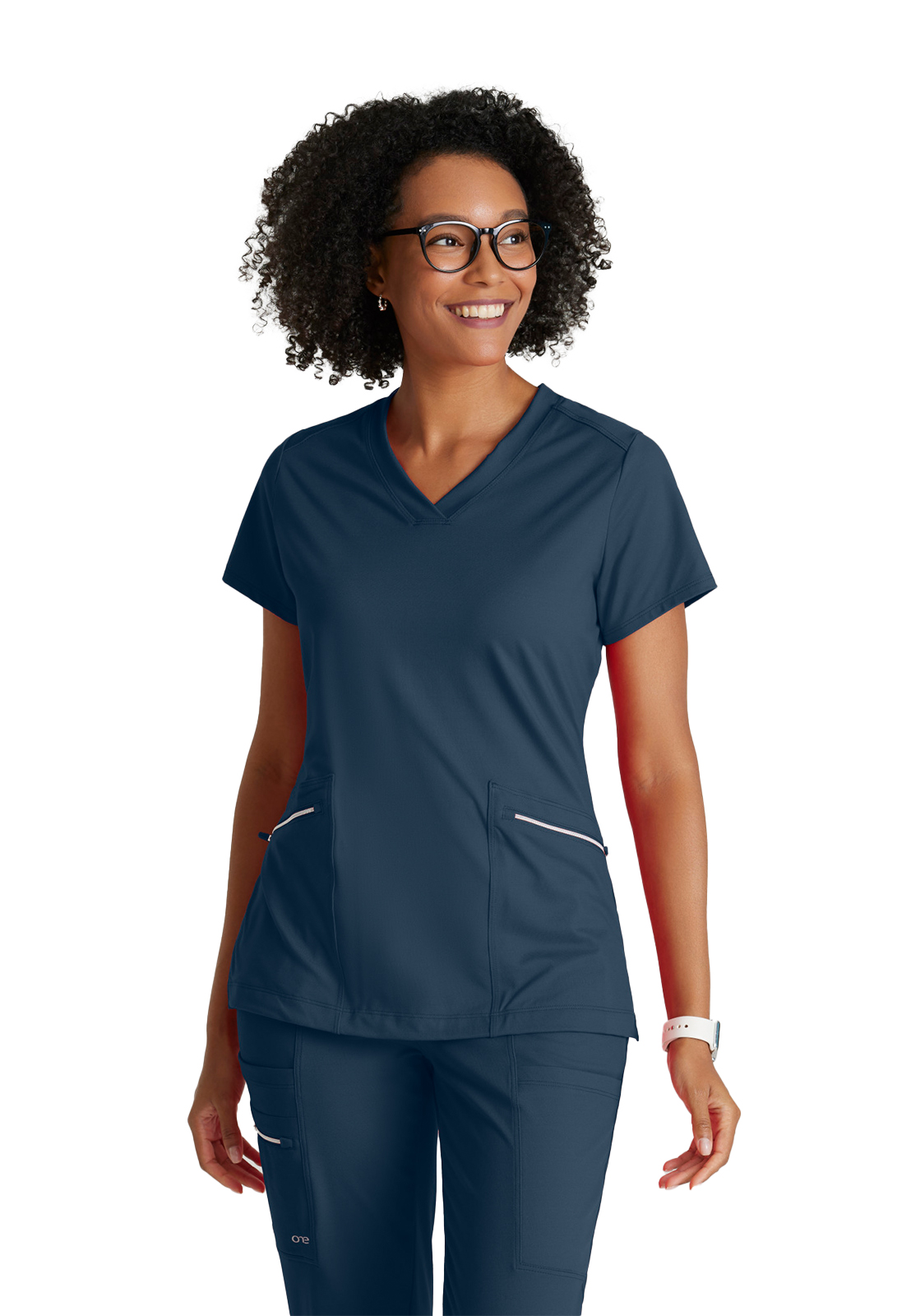 Barco One Performance Knit - Women's Two-Pocket V-Neck Victory Scrub Top 4