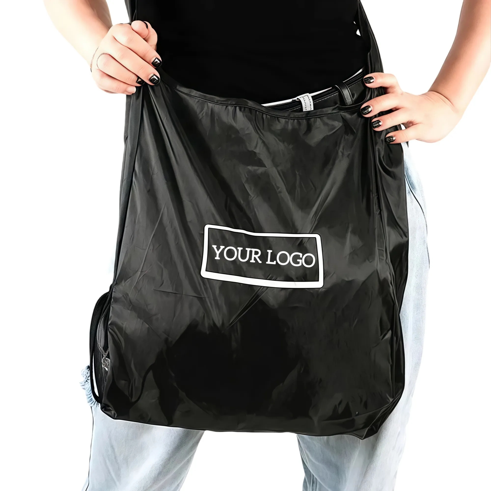 Compact Disc-Shaped Foldable Bag 11