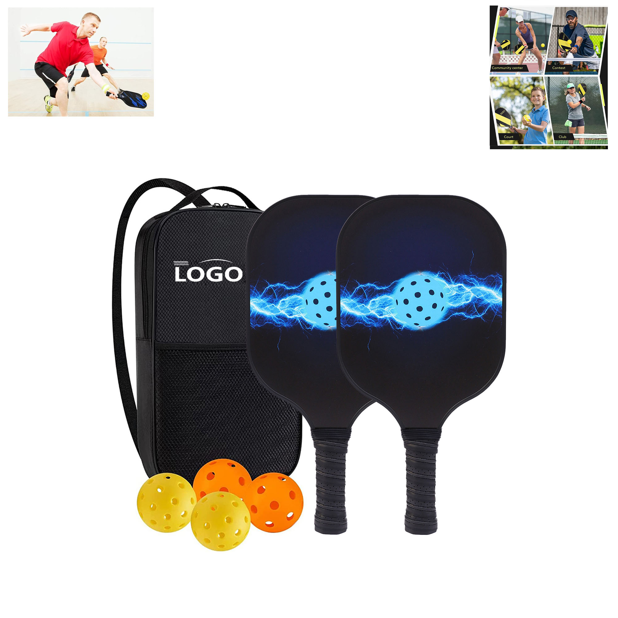 Pickleball Set Of 2 With Your Brand 2