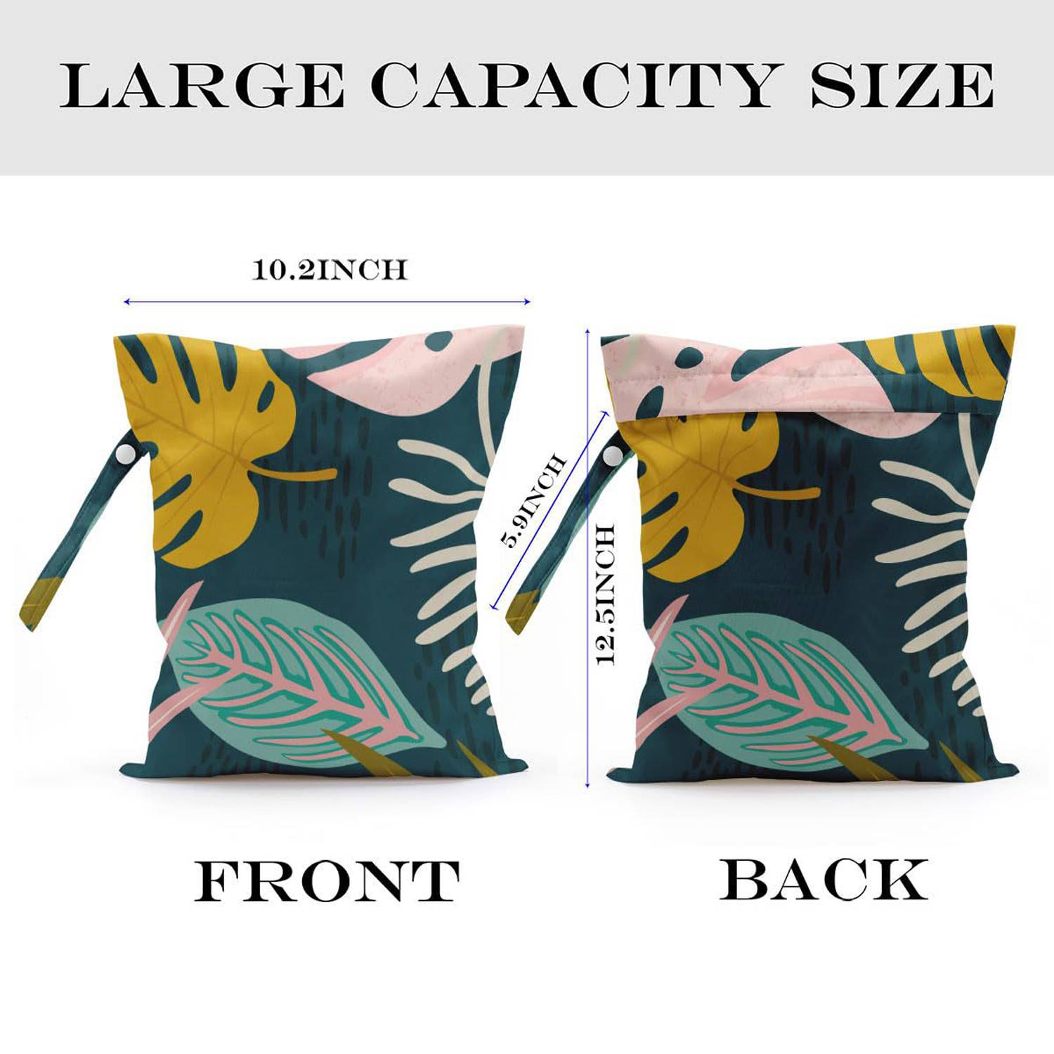 Portable Waterproof Baby Diaper Bag w/ Zipper 5