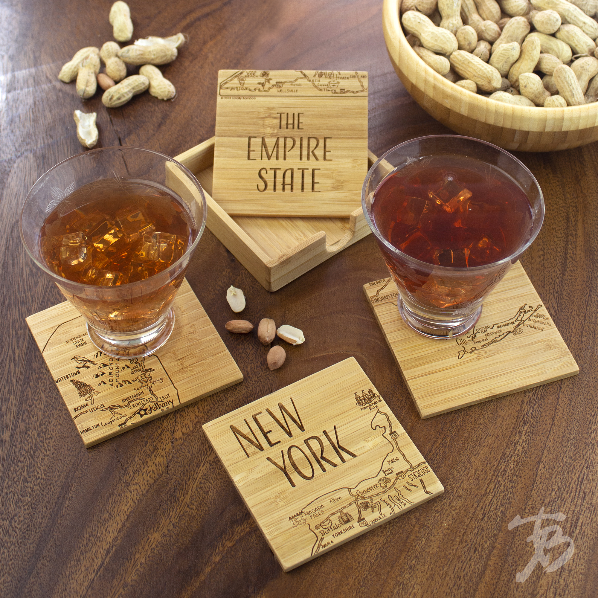 New York Puzzle Coaster Set 9