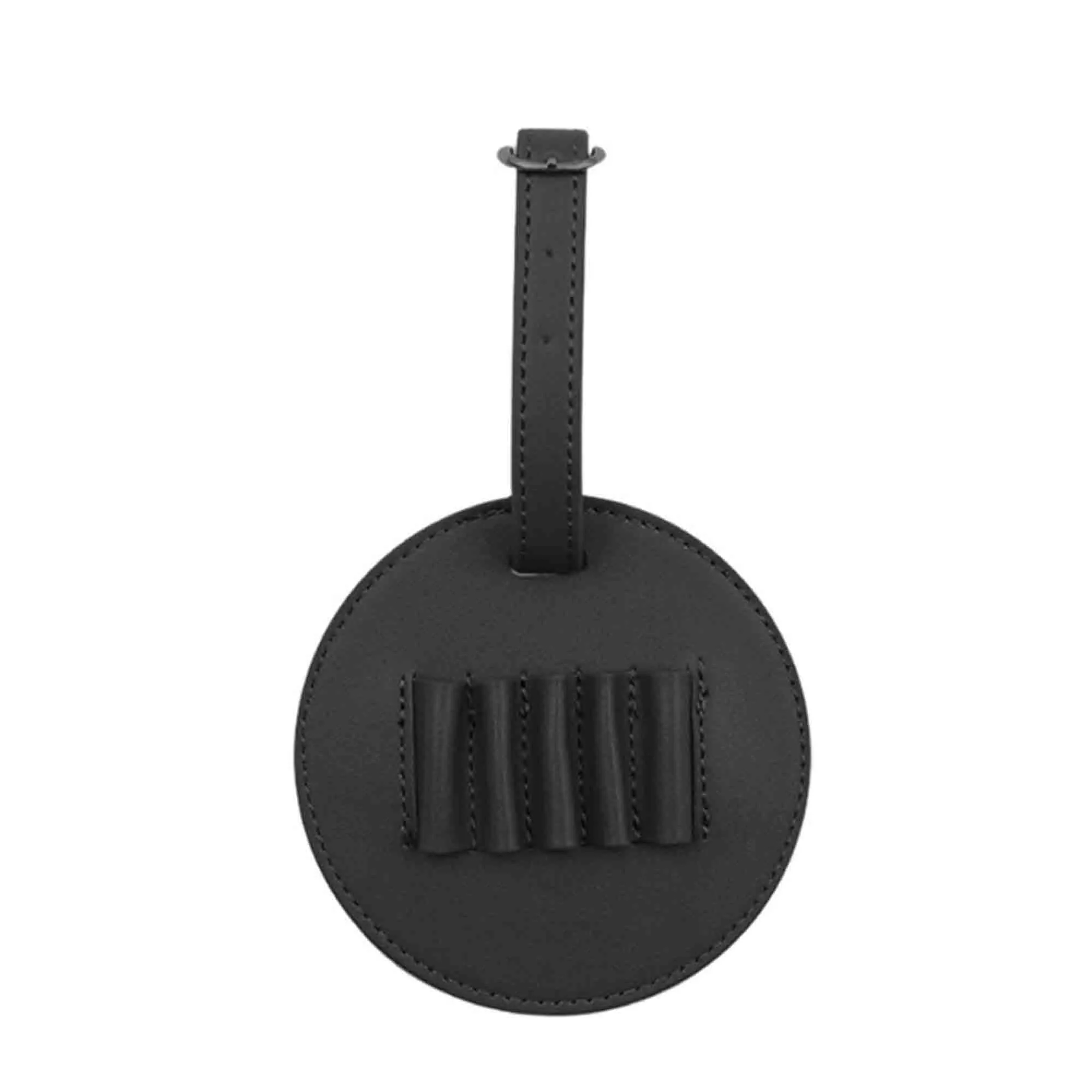 Leather Golf Bag Tag With 5 Tee Set 7