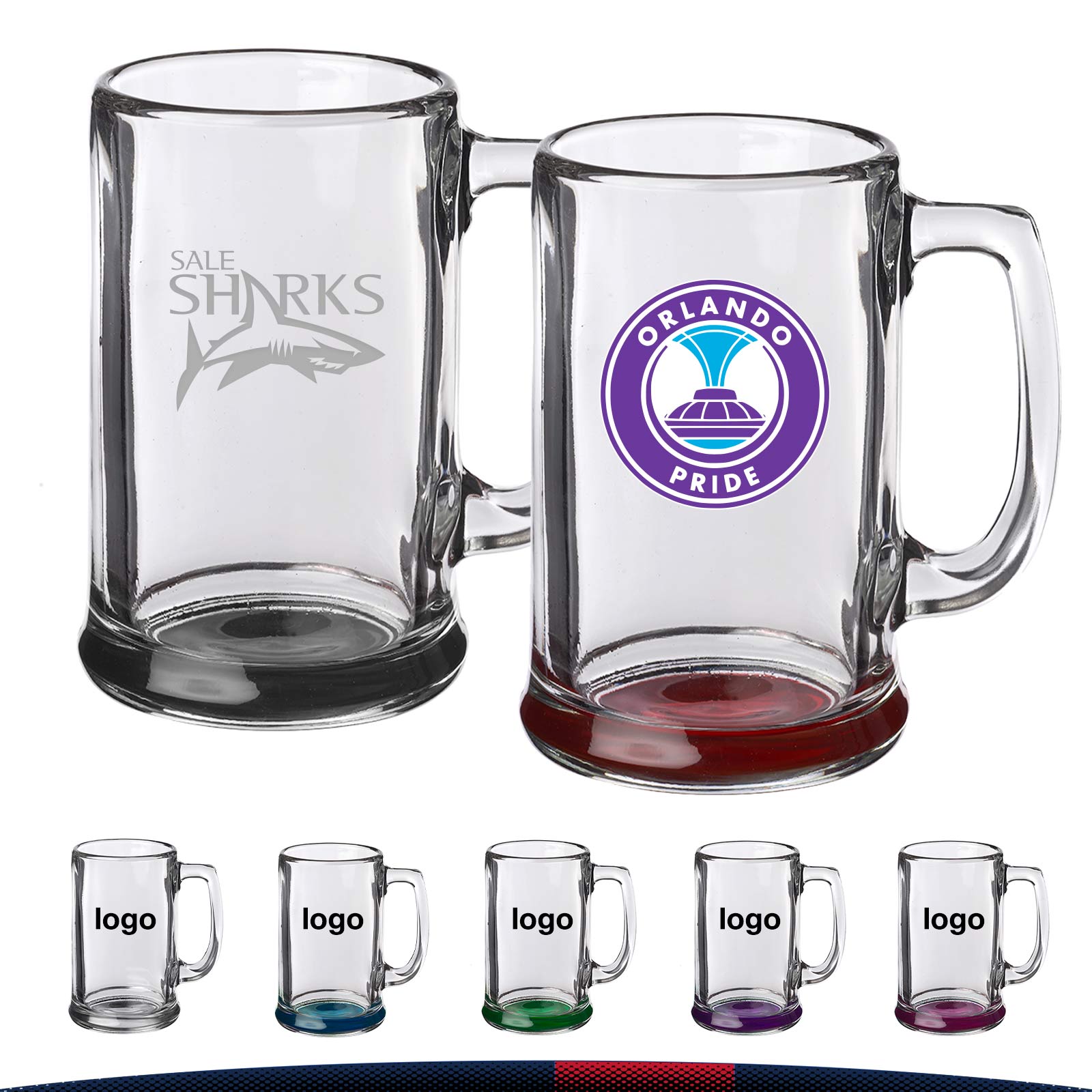 15 oz. Libbey Beer Glasses With Handles 3
