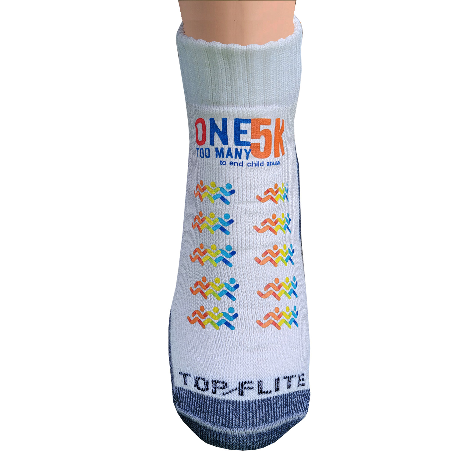Top Flite Full Cushion Quarter Top Socks with Oversized DTF 4