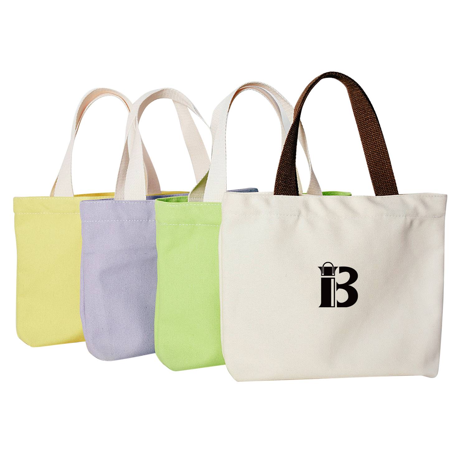 Canvas Tote Bags with Magnetic Snap 1