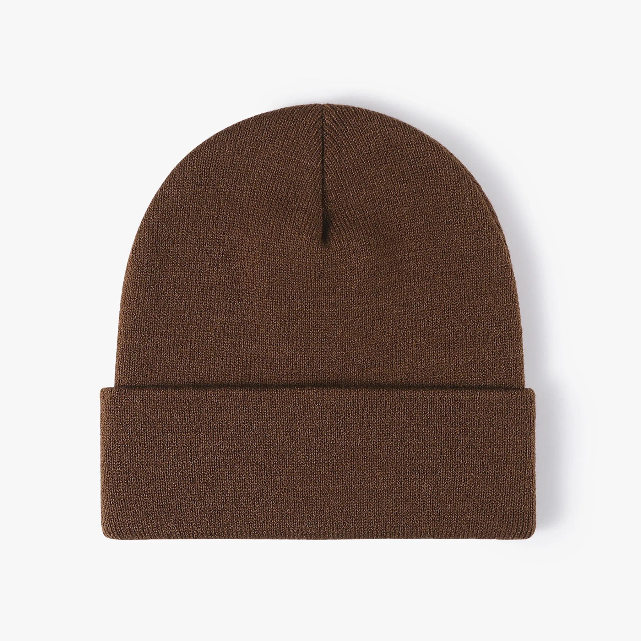 Unisex Acrylic Knit Cuffed Beanie Caps 10