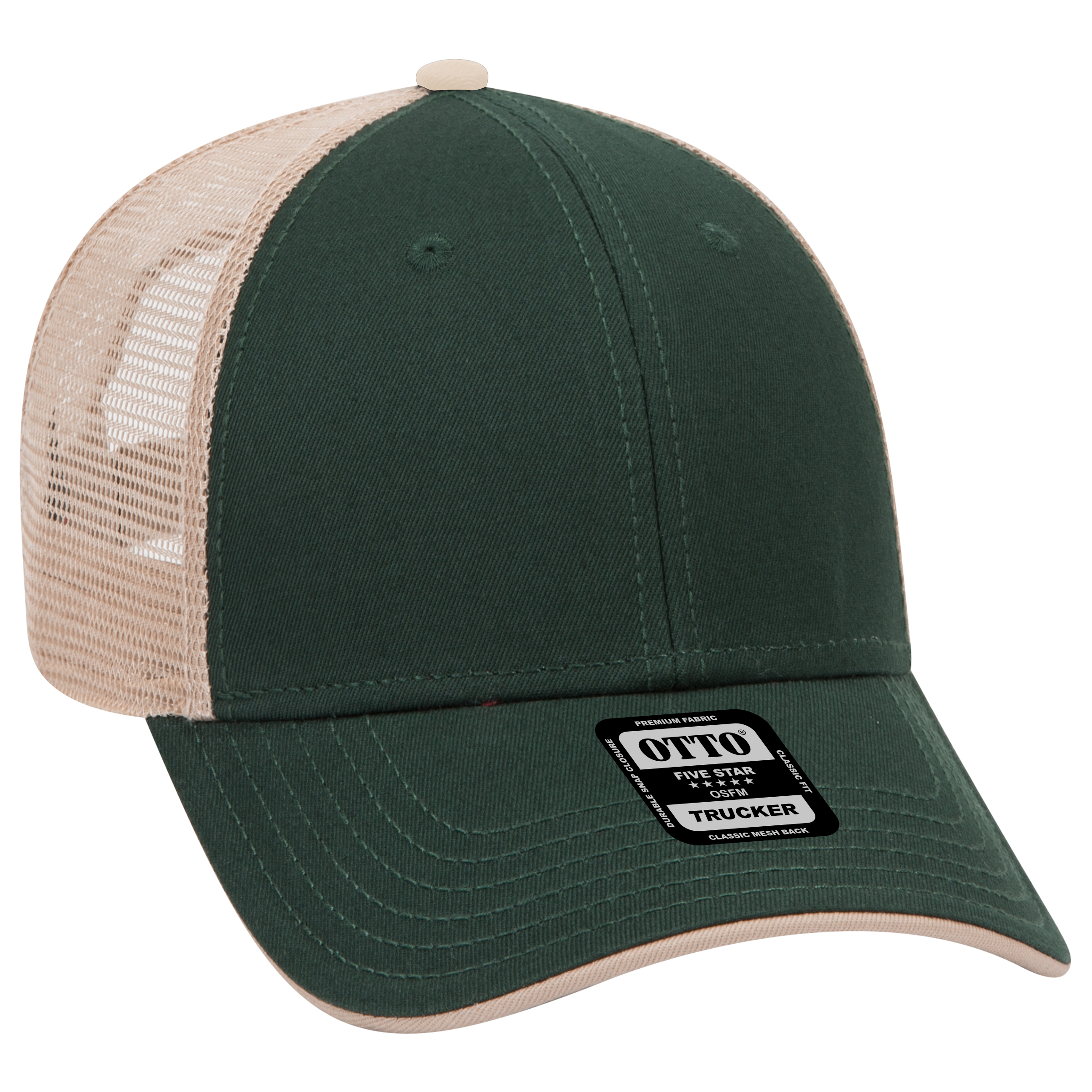 OTTO CAP® 6 Panel Low Profile Mesh Back Trucker Hat 41