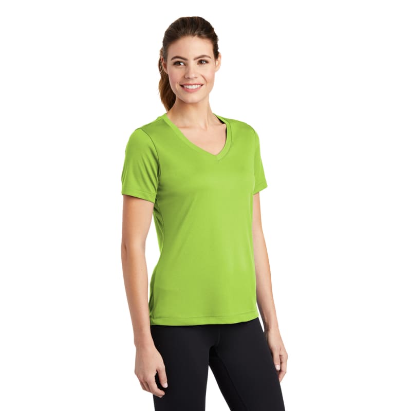 Sport-Tek Women's PosiCharge Competitor V-Neck Tee. 114