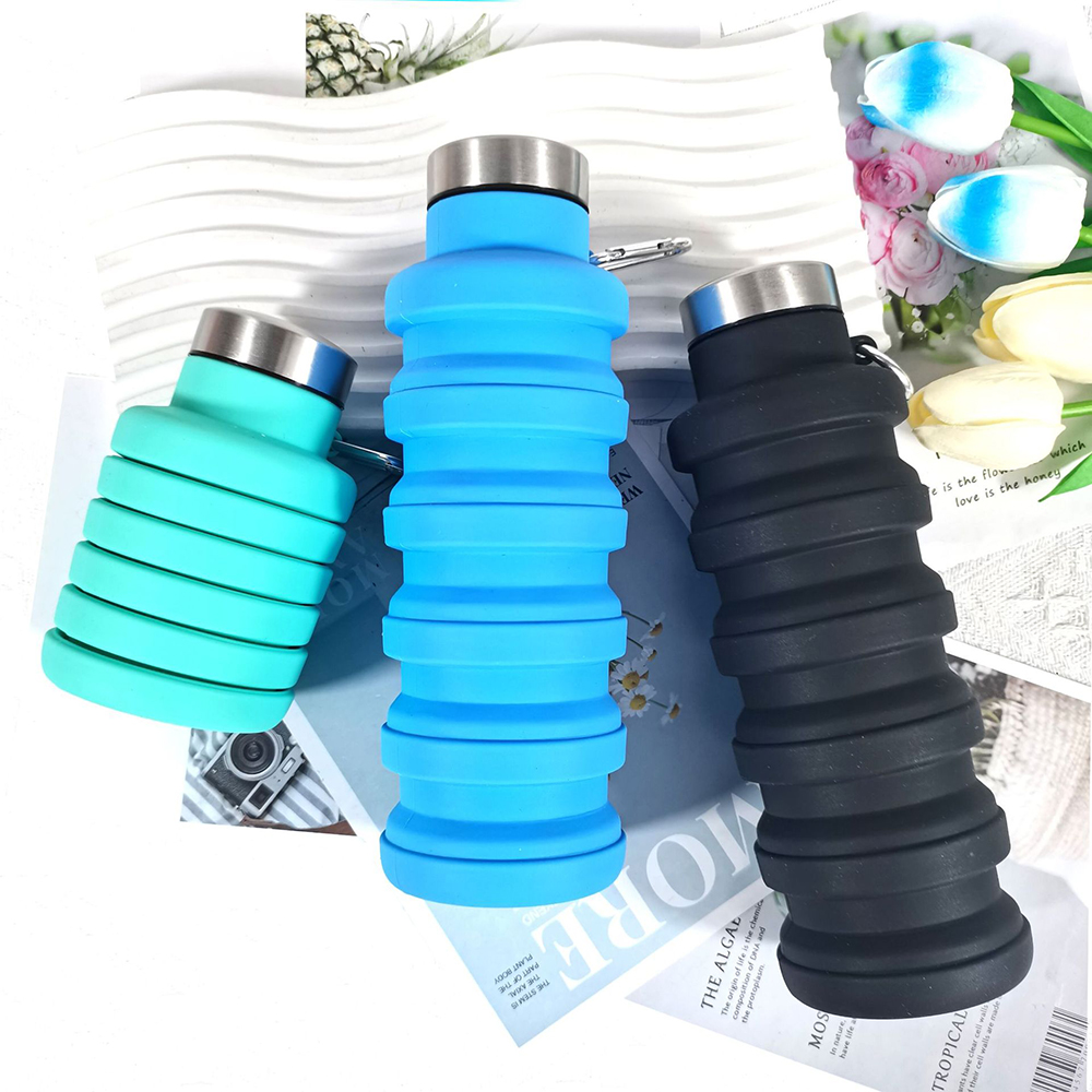 17 Oz. Silicone Collapsible Water Bottle 3