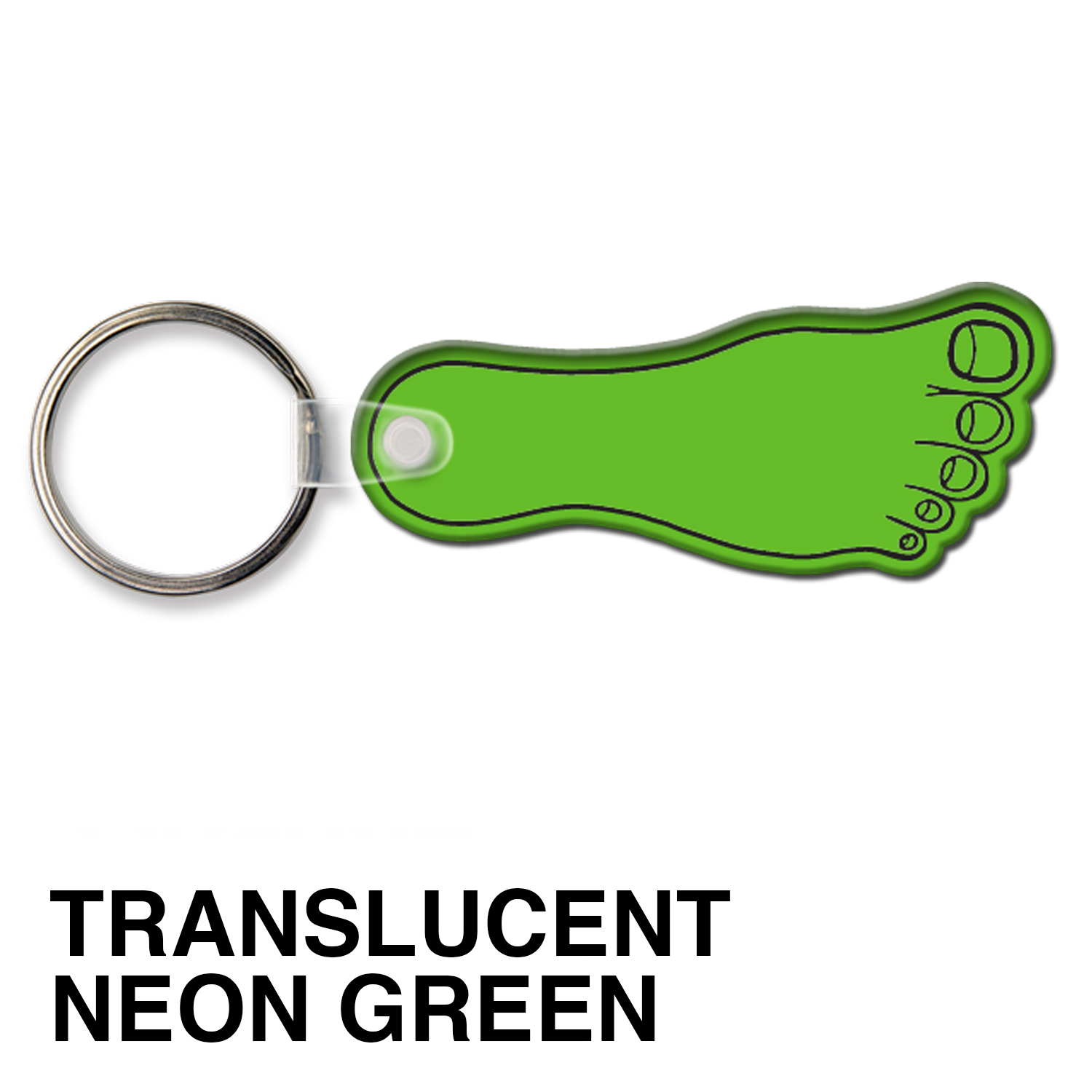 Foot Key Tag (Spot Color) 1