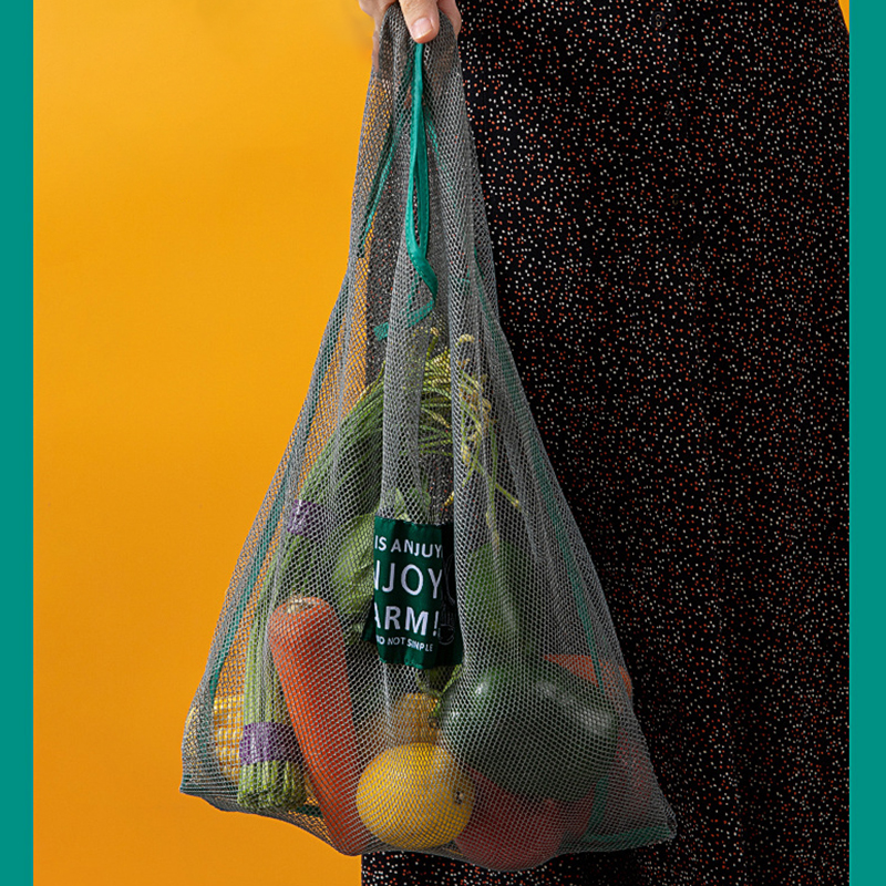 Polyester Reusable Mesh Grocery Bags 13