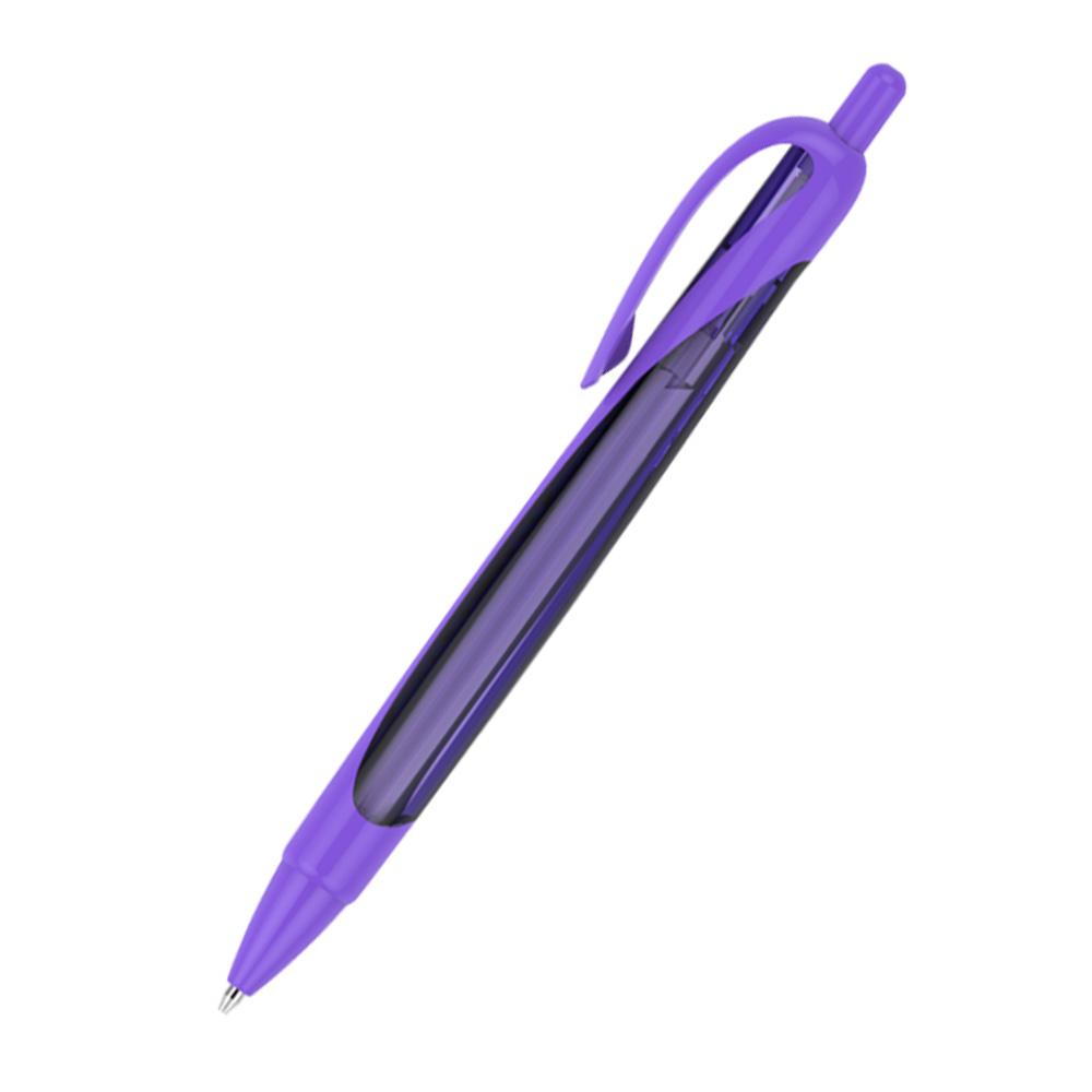 Colorful See Through Plastic Pen 2