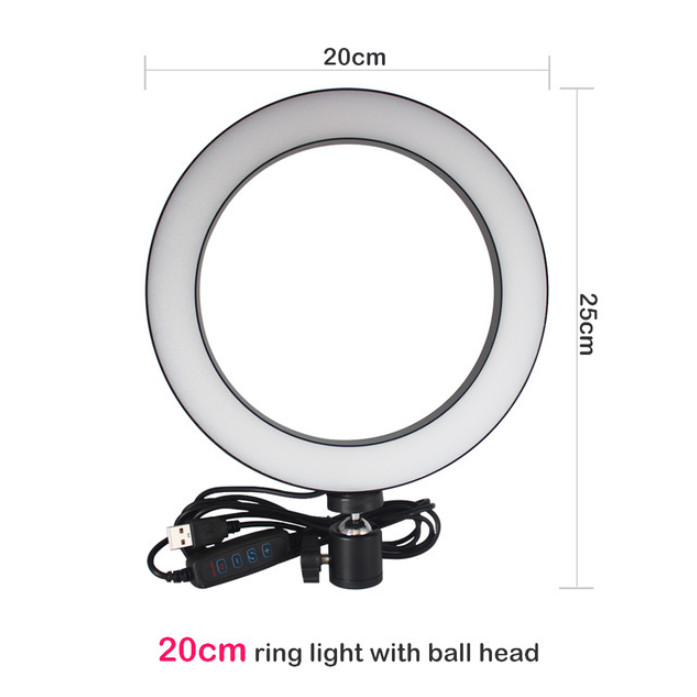 LED selfie ring light holder for live Broadcast Phone 4