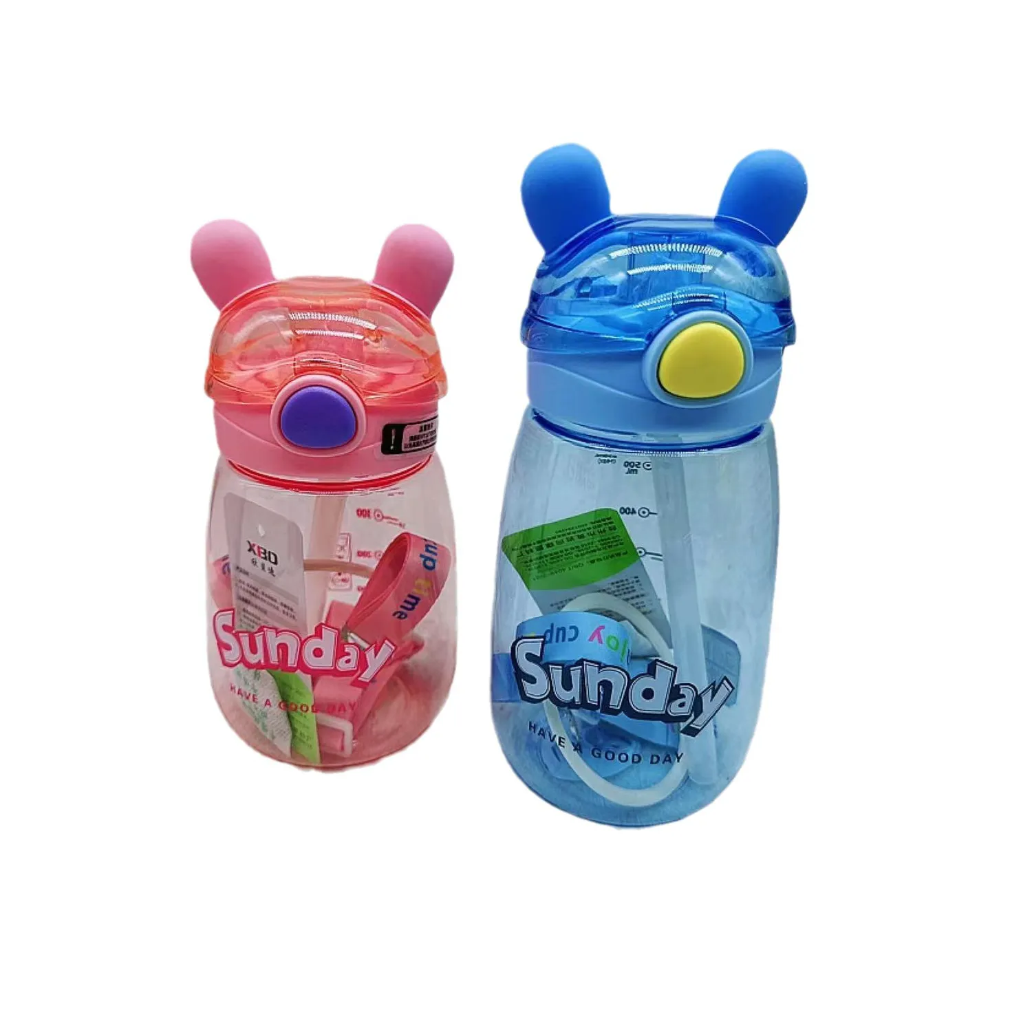PC Cute Children's Drinking Cup With Sraw 2