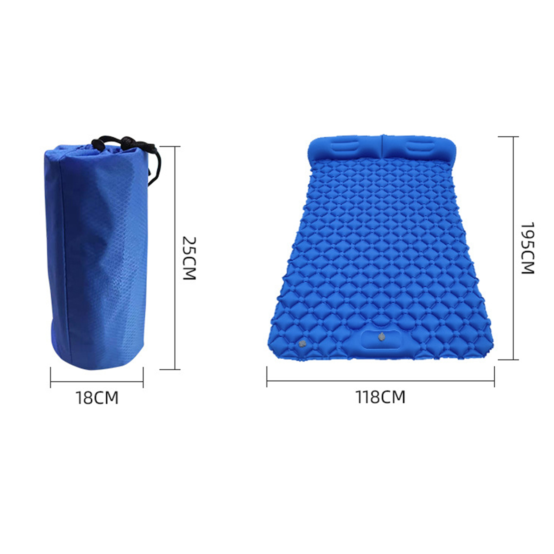 Self-Inflating Air Mattress for 2 People 2