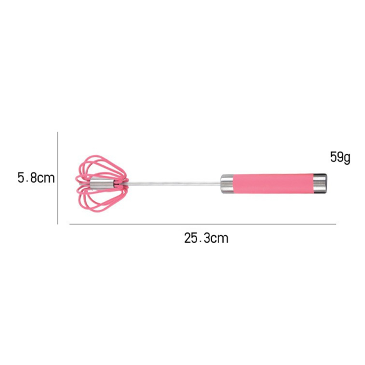 10inch Manual Rotating Egg Beater with Non-Slip Handle 3
