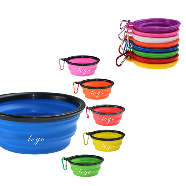 350Ml Collapsible Pet Bowl W/Carabiner 2
