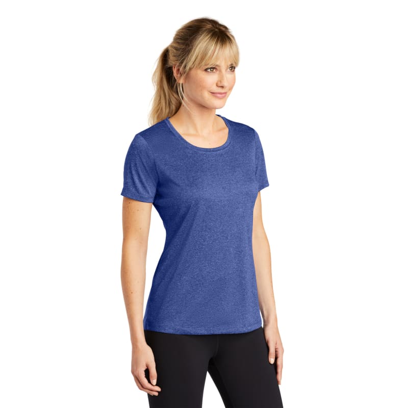 Sport-Tek Women's Heather Contender Scoop Neck Tee. 36